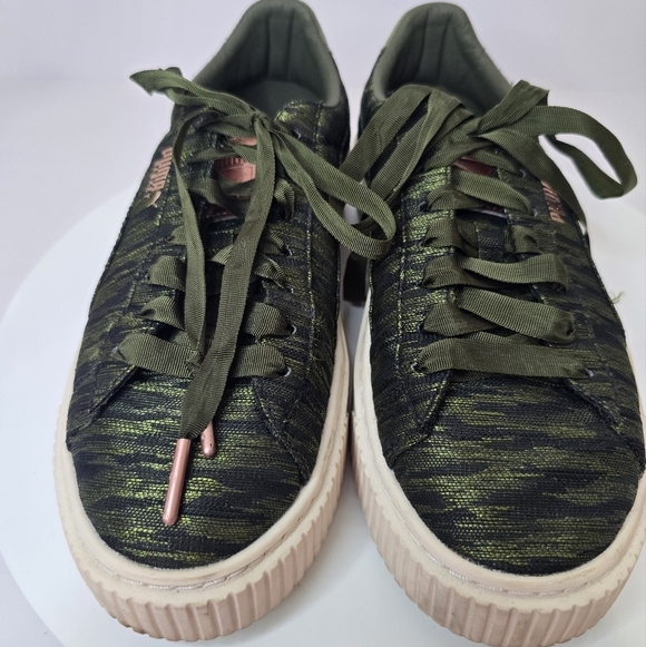 ⭐️40% Off⭐️ Puma Womens Basket Vr Platform Sneakers - Picture 11 of 15